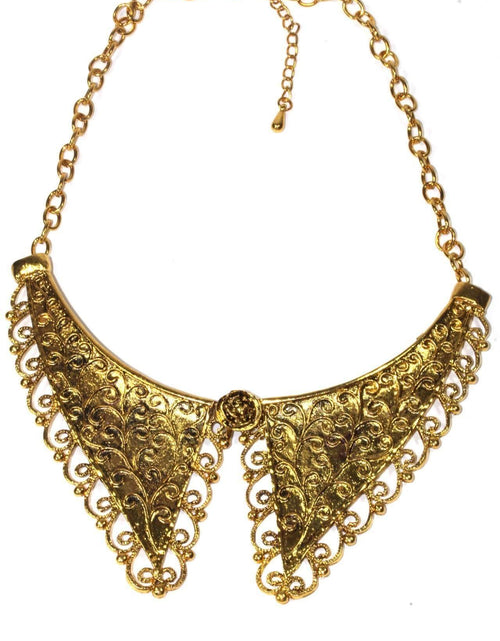 Load image into Gallery viewer, Victorian Style Scroll Work Collar Necklace
