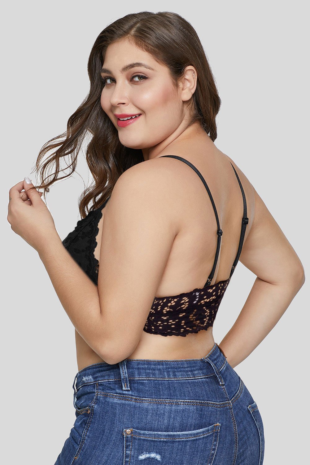 Chunky Lace Plus Size Bralette