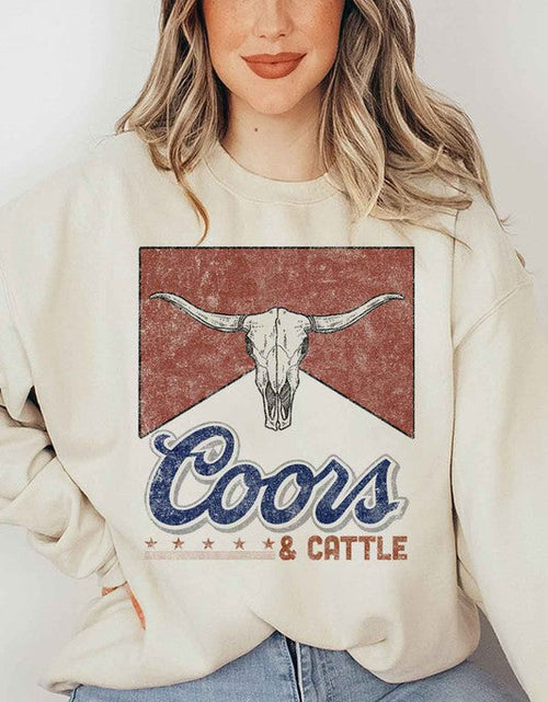 Load image into Gallery viewer, WESTERN CATTLE SWEATSHIRT PLUS SIZE
