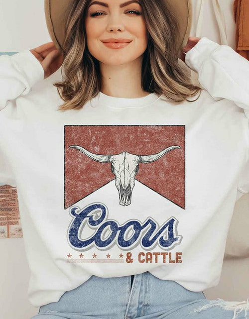 Load image into Gallery viewer, WESTERN CATTLE SWEATSHIRT PLUS SIZE
