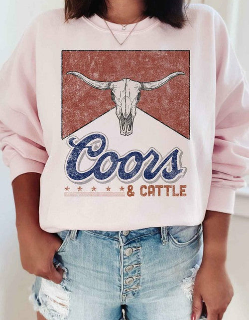 Load image into Gallery viewer, WESTERN CATTLE SWEATSHIRT PLUS SIZE
