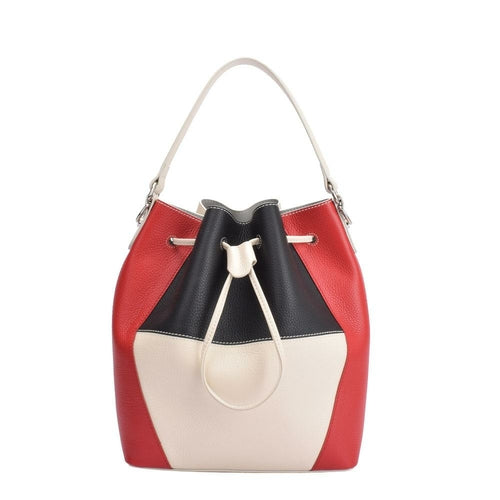 Load image into Gallery viewer, Maria Carla Woman&#39;s Fashion Luxury Leather Handbag, Smooth Leather
