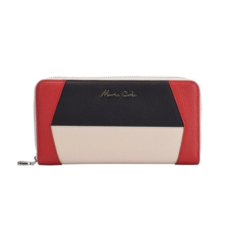 Load image into Gallery viewer, Maria Carla Woman&#39;s Fashion Luxury Leather Long Wallet
