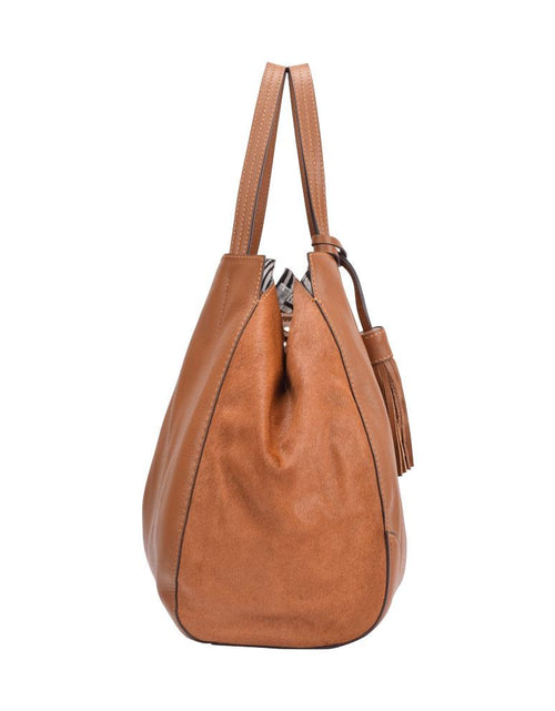 Load image into Gallery viewer, Maria Carla Woman&#39;s Fashion Luxury Leather Handbag, Smooth Leather
