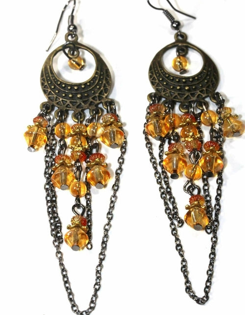 Load image into Gallery viewer, Gypsy Style Chandelier Earrings
