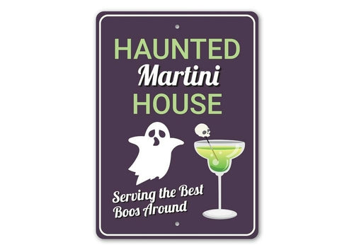 Load image into Gallery viewer, Haunted Martini House Sign
