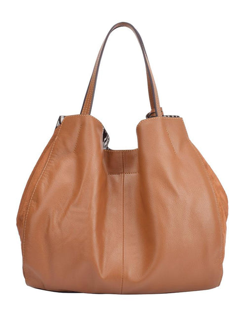 Load image into Gallery viewer, Maria Carla Woman&#39;s Fashion Luxury Leather Handbag, Smooth Leather
