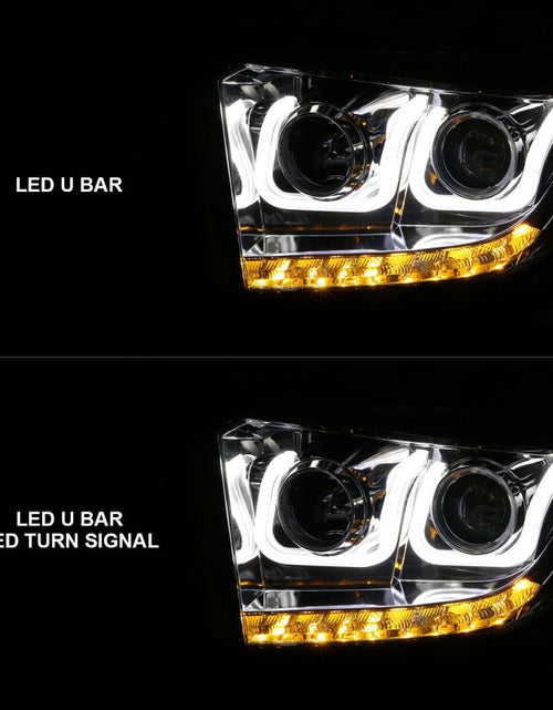 Load image into Gallery viewer, ANZO 2014-2016 Toyota Tundra Projector Headlights w/ U-Bar Chrome
