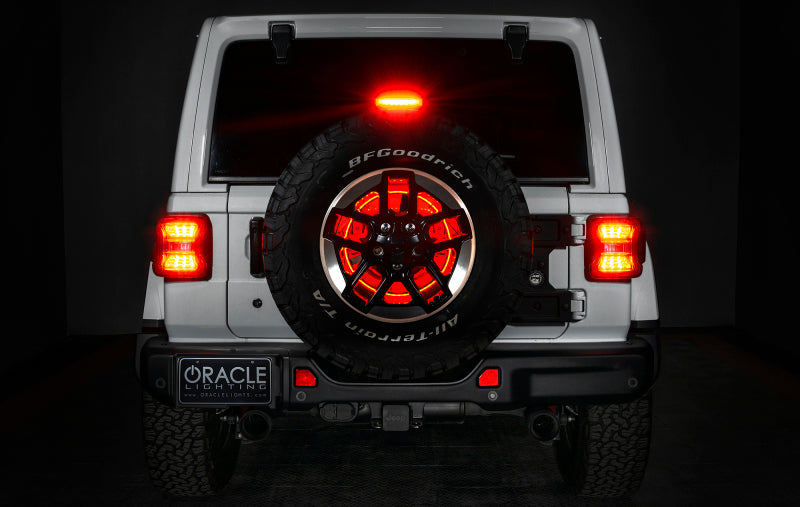 Oracle LED Illuminated Wheel Ring 3rd Brake Light - ColorSHIFT w/o