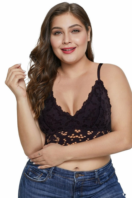 Chunky Lace Plus Size Bralette