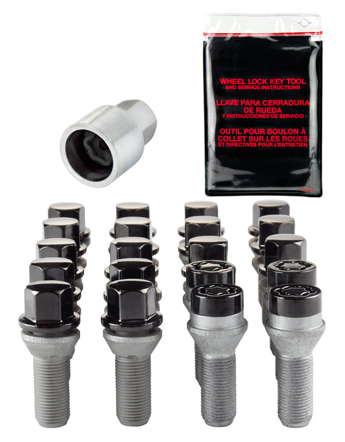 Load image into Gallery viewer, McGard 5 Lug Hex Install Kit w/Locks (Cone Seat Bolt) M14X1.5 / 17mm
