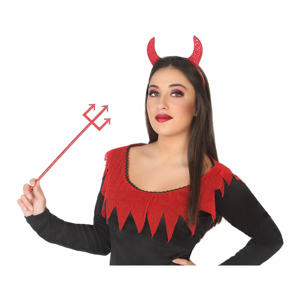 Costune accessories Red Male Demon Polyester Halloween