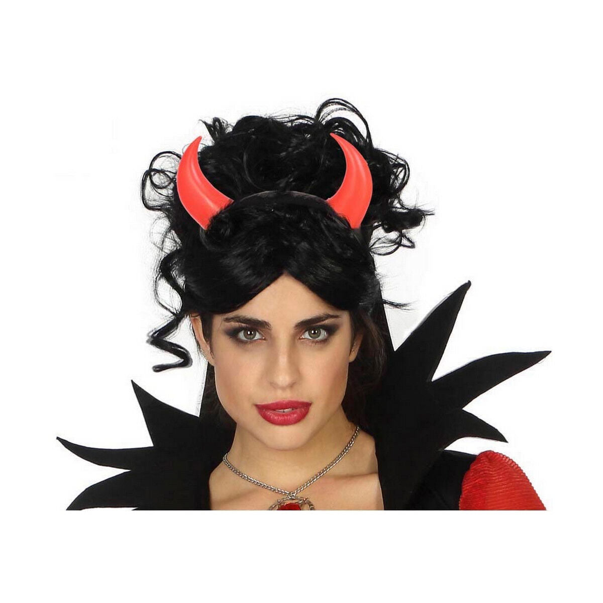 Headband Horns Red Halloween