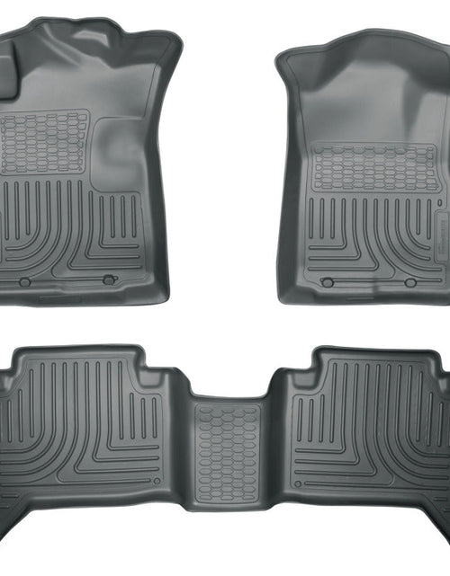 Load image into Gallery viewer, Husky Liners 05-13 Toyota Tacoma WeatherBeater Combo Grey Floor Liners
