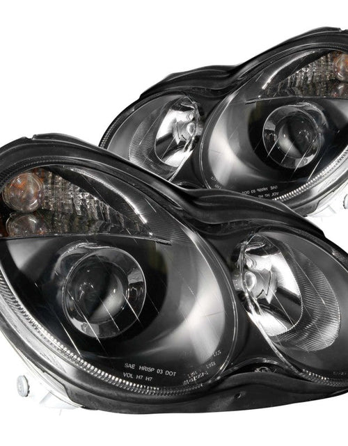 Load image into Gallery viewer, ANZO 2001-2007 Mercedes Benz C Class W203 Projector Headlights Black
