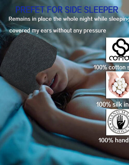 Load image into Gallery viewer, Cotton Silk Sleep Mask Blockout Eye Cover Eye Patch Women Men Soft
