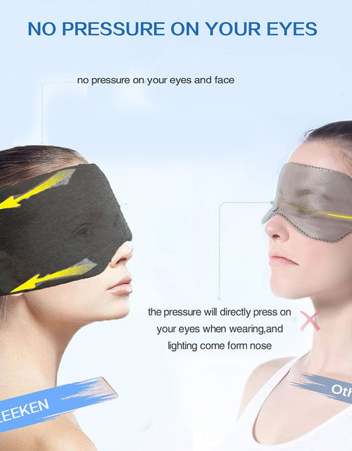 Load image into Gallery viewer, Cotton Silk Sleep Mask Blockout Eye Cover Eye Patch Women Men Soft
