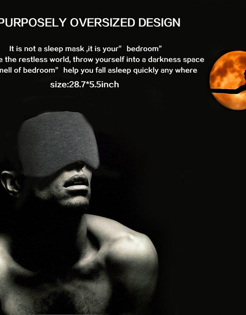 Load image into Gallery viewer, Cotton Silk Sleep Mask Blockout Eye Cover Eye Patch Women Men Soft
