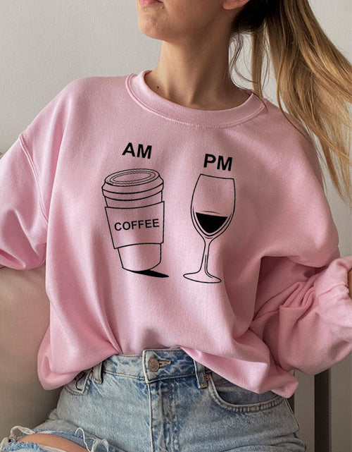 Load image into Gallery viewer, Coffee &amp; Wine Sweat Shirt
