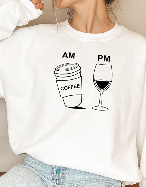 Load image into Gallery viewer, Coffee &amp; Wine Sweat Shirt
