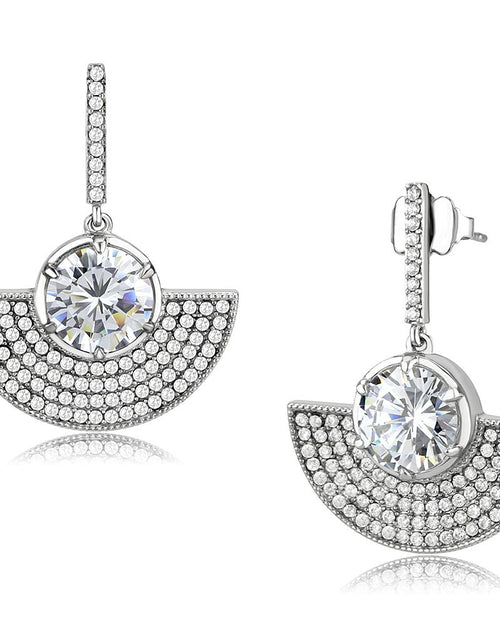 Load image into Gallery viewer, Women Stainless Steel Cubic Zirconia Earrings
