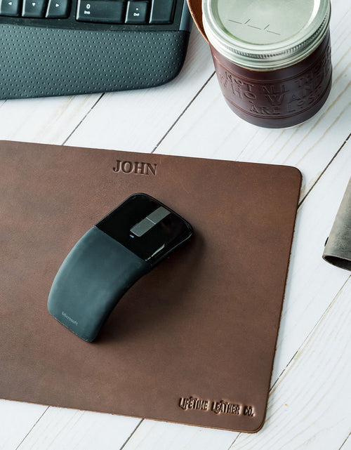 Load image into Gallery viewer, Leather Mouse Pad
