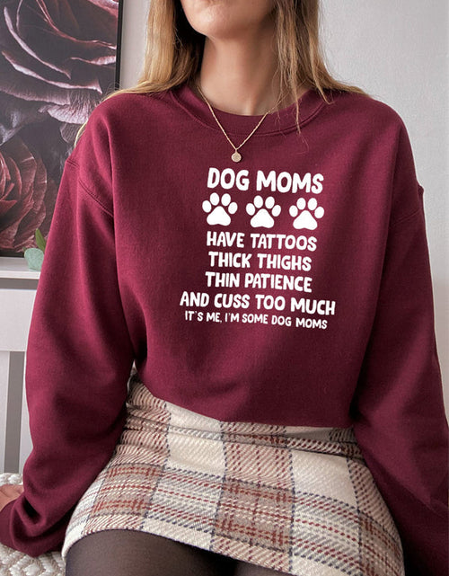 Load image into Gallery viewer, Dog Moms Sweat Shirt
