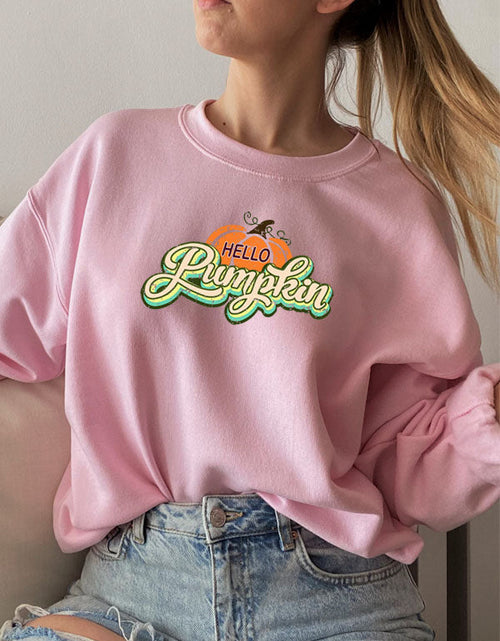 Load image into Gallery viewer, Hello Pumpkin Sweat Shirt
