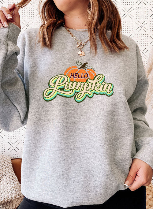 Hello Pumpkin Sweat Shirt