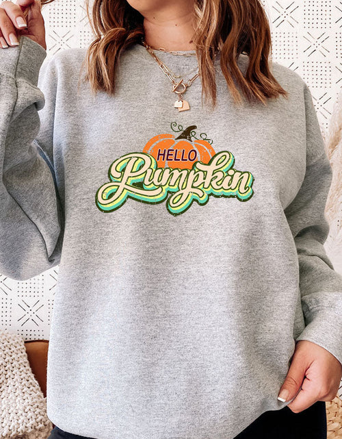 Load image into Gallery viewer, Hello Pumpkin Sweat Shirt
