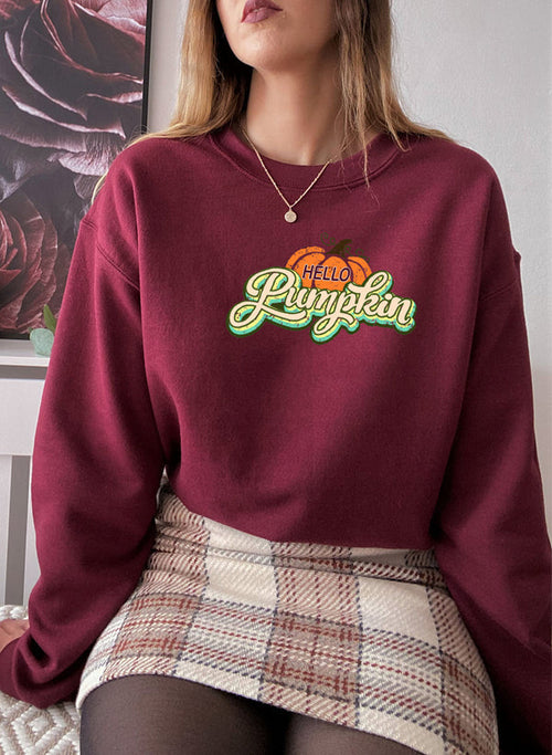 Hello Pumpkin Sweat Shirt