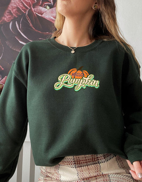 Load image into Gallery viewer, Hello Pumpkin Sweat Shirt
