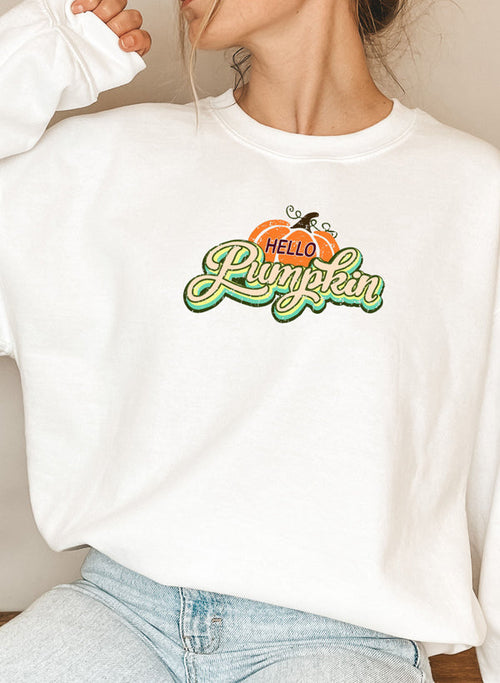 Hello Pumpkin Sweat Shirt