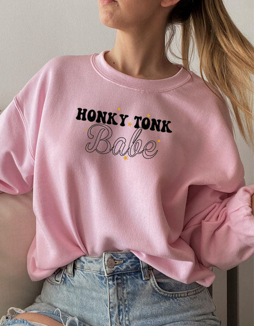 Load image into Gallery viewer, Honky Tonk Babe Sweat Shirt
