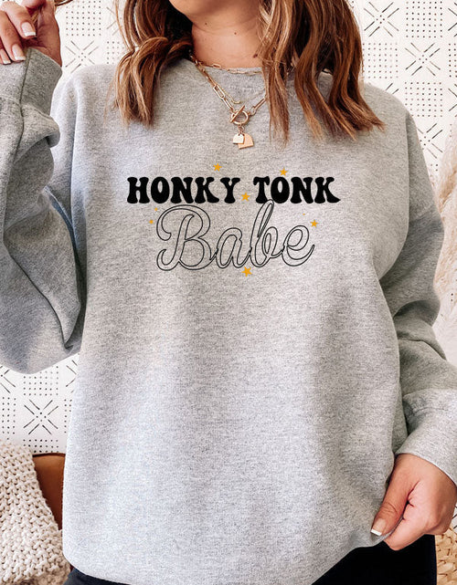 Load image into Gallery viewer, Honky Tonk Babe Sweat Shirt
