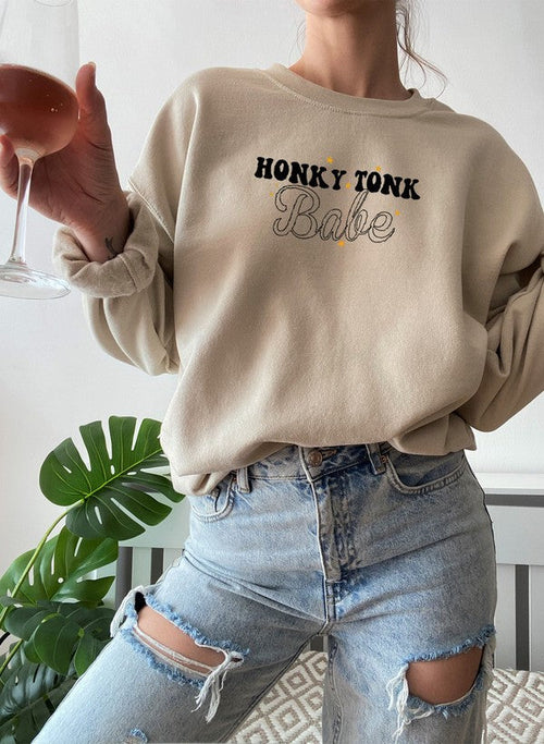 Honky Tonk Babe Sweat Shirt