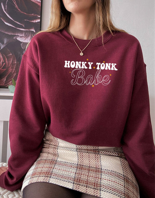 Load image into Gallery viewer, Honky Tonk Babe Sweat Shirt
