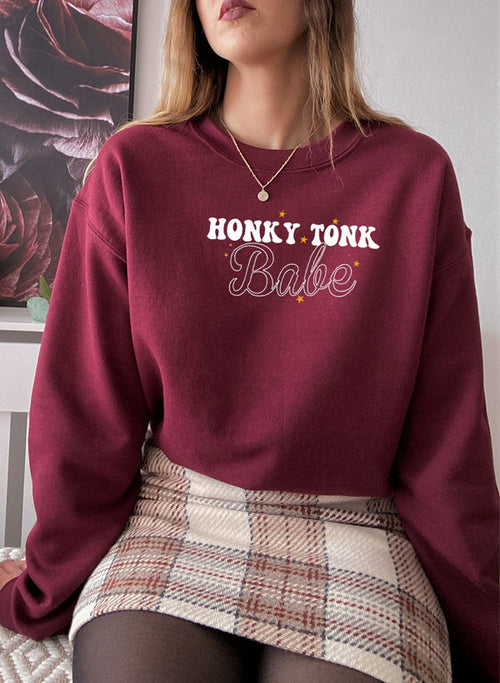 Honky Tonk Babe Sweat Shirt