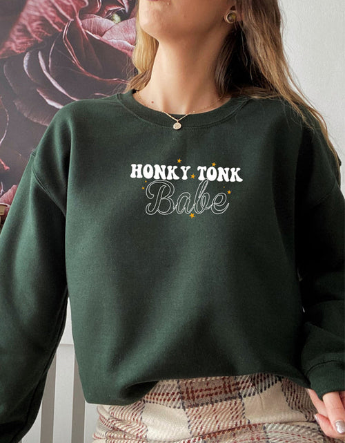 Load image into Gallery viewer, Honky Tonk Babe Sweat Shirt
