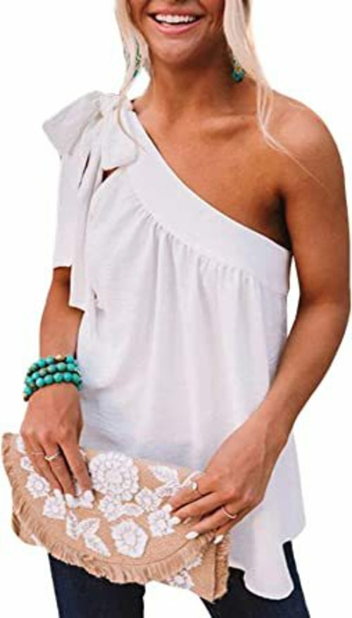 Asymmetric One-Shoulder Tops