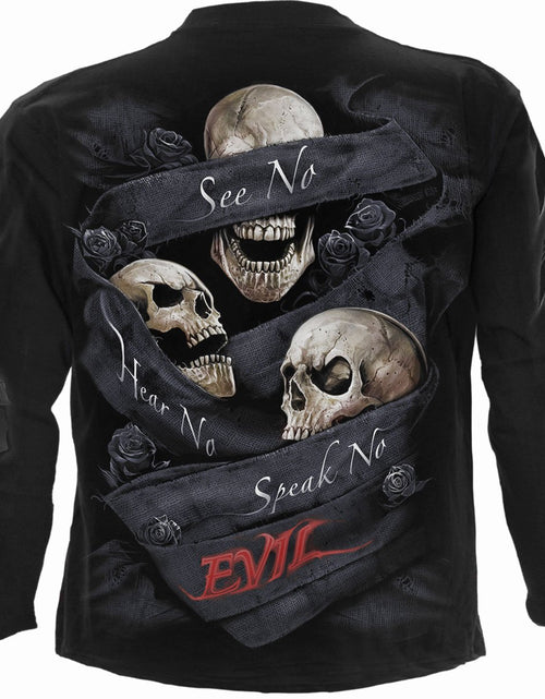 Load image into Gallery viewer, SEE NO EVIL - Longsleeve T-Shirt Black
