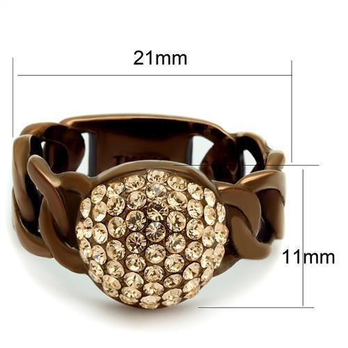 Load image into Gallery viewer, Women Stainless Steel Synthetic Crystal Rings
