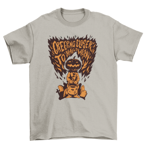 Load image into Gallery viewer, Halloween pumpkin monster t-shirt
