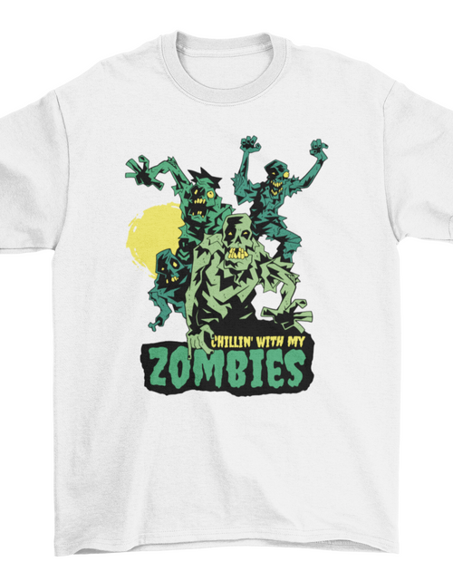 Load image into Gallery viewer, Halloween zombie monster t-shirt design
