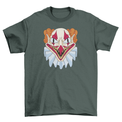 Scary Halloween clown t-shirt