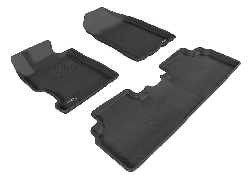 3D MAXpider 2006-2011 Honda Civic Sedan Kagu 1st & 2nd Row Floormat -