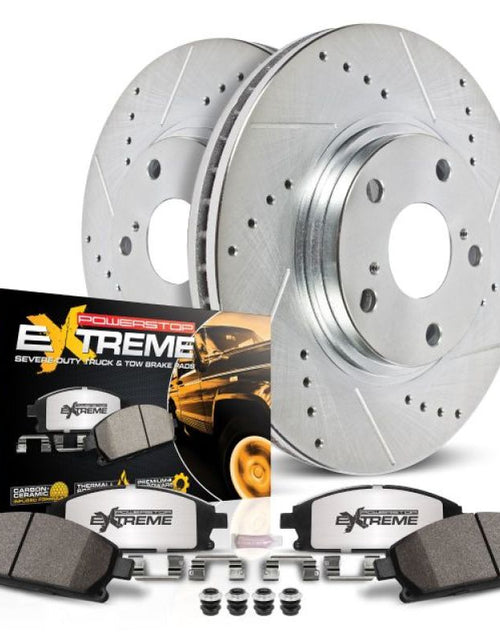 Load image into Gallery viewer, Power Stop 15-19 Cadillac Escalade Rear Z36 Truck &amp; Tow Brake Kit
