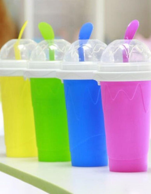 Load image into Gallery viewer, Slushy Maker Portable Travel Ice Cup Homemade Freeze Drinks Cup
