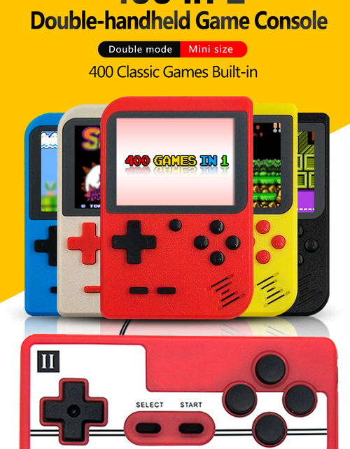 Load image into Gallery viewer, 3.0 Inch Retro Portable Mini Handheld Video Game Console
