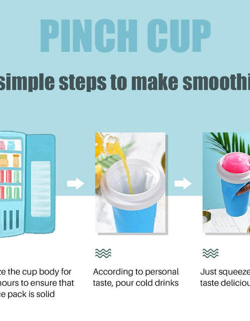 Load image into Gallery viewer, Slushy Maker Portable Travel Ice Cup Homemade Freeze Drinks Cup
